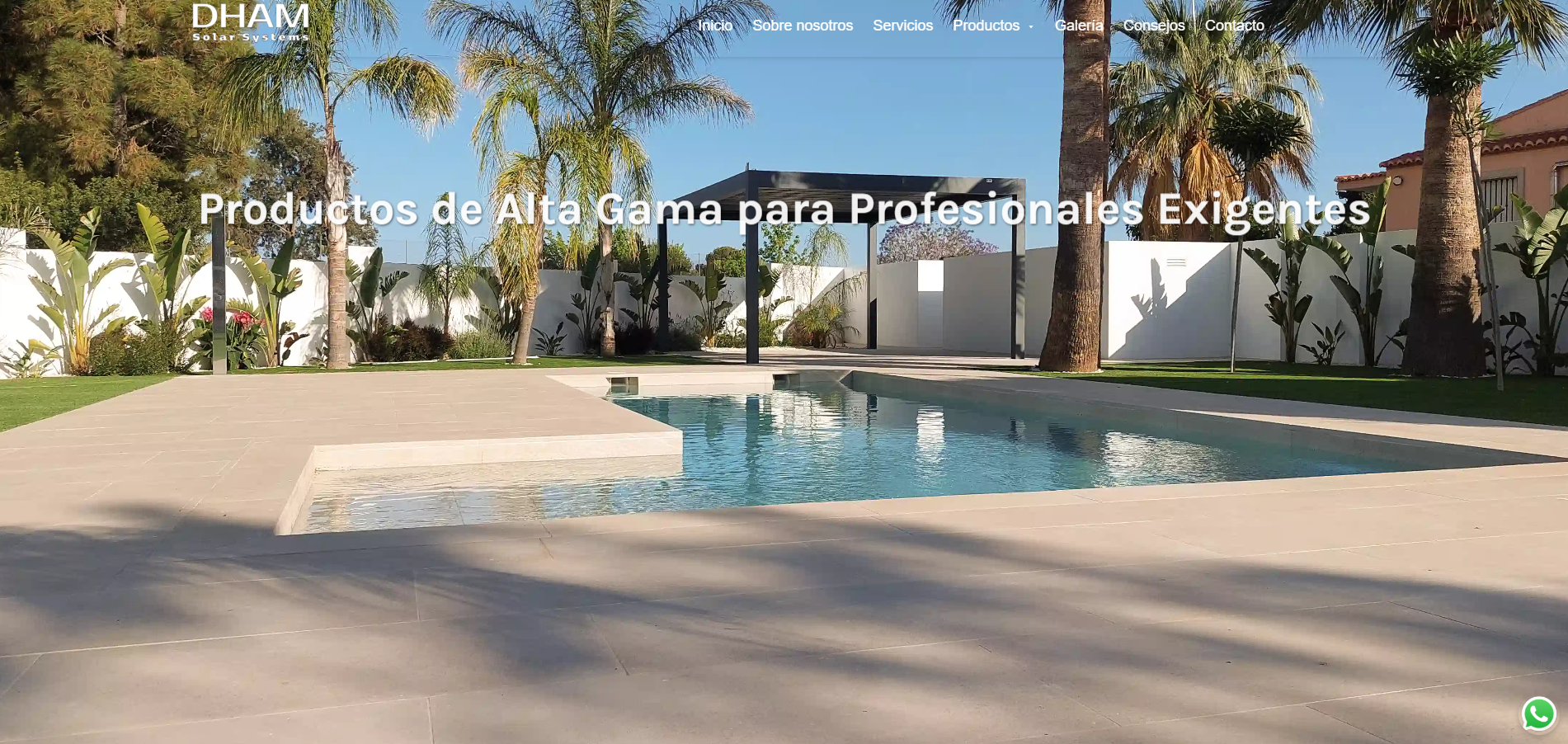DHAM Solar Systems Website